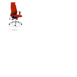 Onyx Posture Chair with Headrest Tabasco Fabric