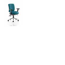 Chiro Medium Back Task Chair Maringa Teal fabric