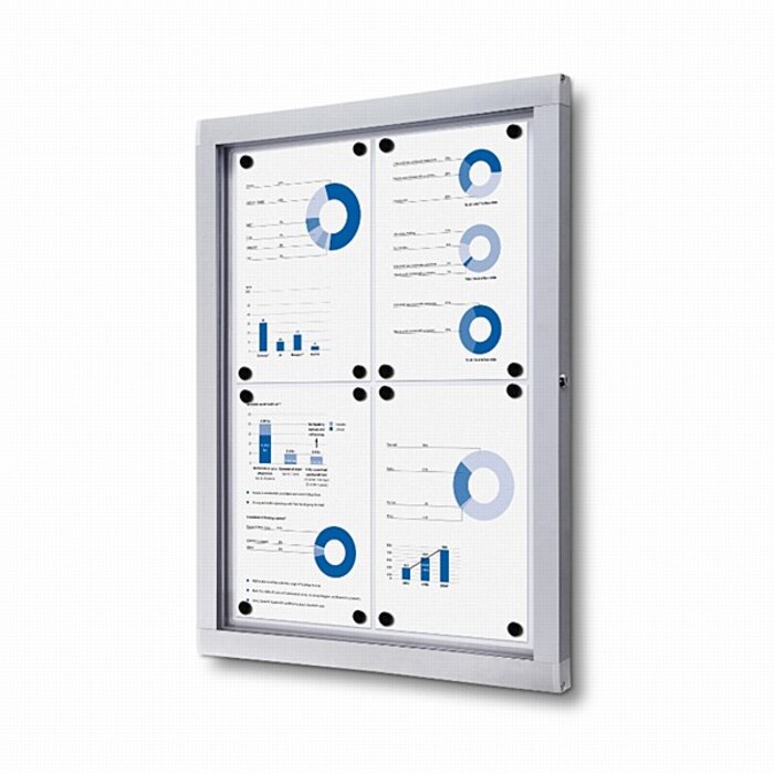 Indoor/Outdoor Lockable Whiteboards