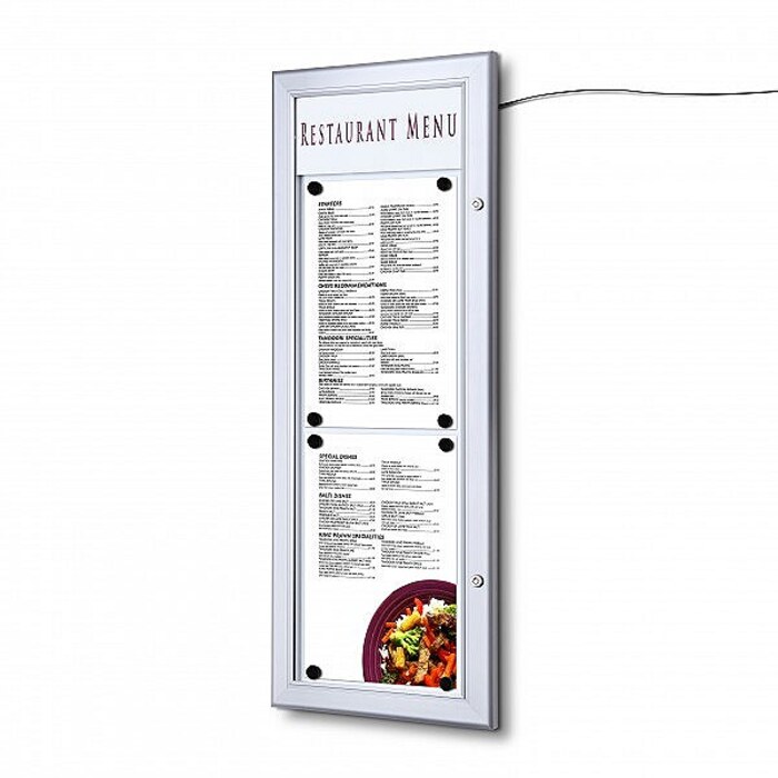 Outdoor Lockable Menu Case