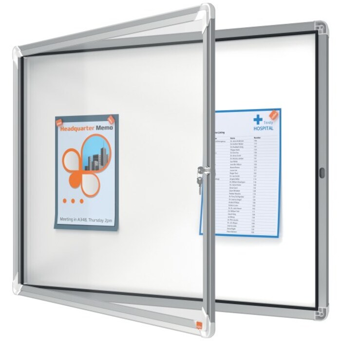 Nobo Premium Plus Lockable Whiteboard