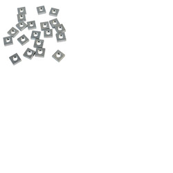 M6 Square Rack Nut, Pack of 20