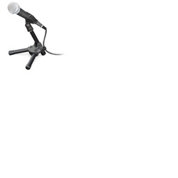 Desk Microphone Stand - Fold Flat Design