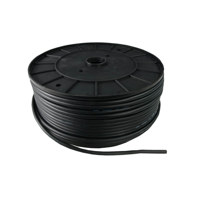 DMX Cable 100m Roll 3 Core Black For Light Fittings & Controllers