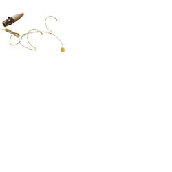 HCM23 Beige Headset Mic With 4 Pin Mini XLR