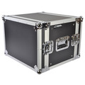 19" 8U Rack Flight Case 350mm Deep, Strong Ply Construction & Removable Lids