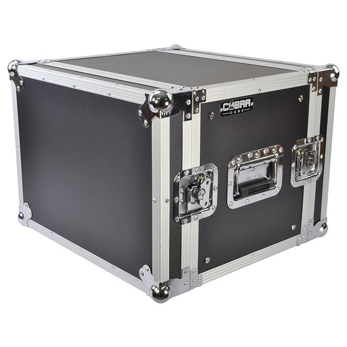 19" 8U Rack Flight Case 350mm Deep, Strong Ply Construction & Removable Lids