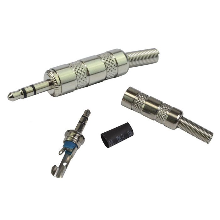 3. 5mm Stereo Jack Plug Accepts Up to 4mm Diameter Cable