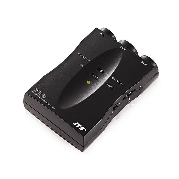 JTS 2 Channel Phantom Power Supply/Mixer + Monitor- For JTS CX &CM Series Mics