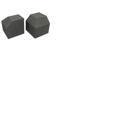 Corner Acoustic Cube Grey Pack of 2