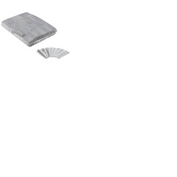Loose Confetti for Confetti Burst 1Kg - White & Metallic Silver