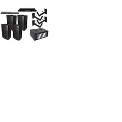 School PA System for Installation Inc; 4 Speakers and Bluetooth Mixer
