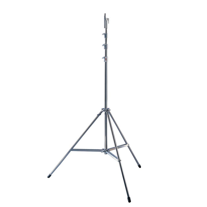 Doughty Wide Base Hi-Combo Chrome Lighting Stand 5. 12 Metres