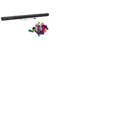 Electric Metallic Confetti Cannon 80cm Multi Coloured