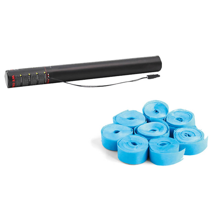 Electric Streamer Cannon 50cm Light Blue