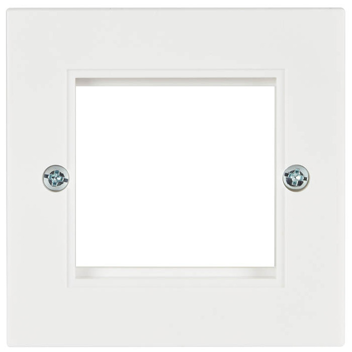 Single Gang Wall Plate Frame for 2 Modules