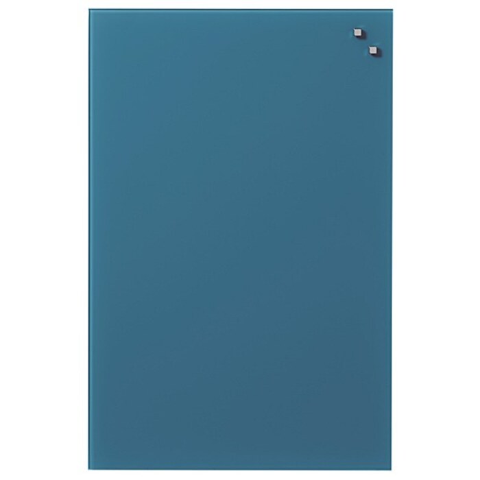 NAGA Magnetic Glass Noticeboard JEANS BLUE 40 x 60cm