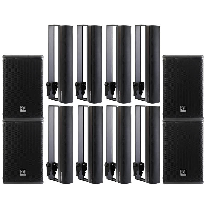 Large Background Installation PA System by Audiophony