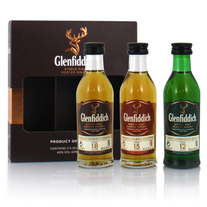 Glenfiddich Gift Pack 3x5cl (12 15 and 18)
