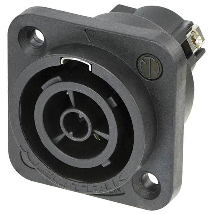 PowerCON TRUE1 Female Chassis Connector - Screw Terminals