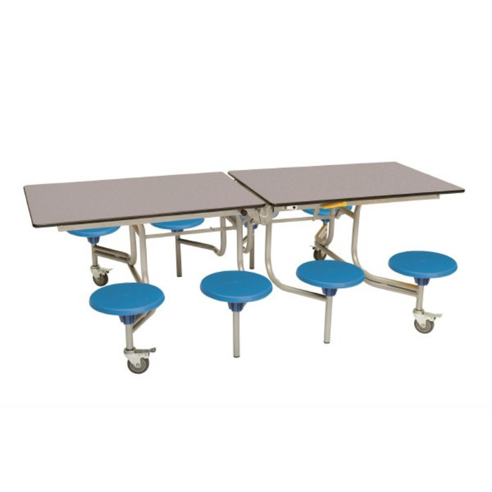 8 Seat Rectangular Mobile Folding Table