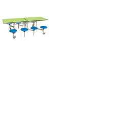 8 Seat Rectangular Mobile Folding Table