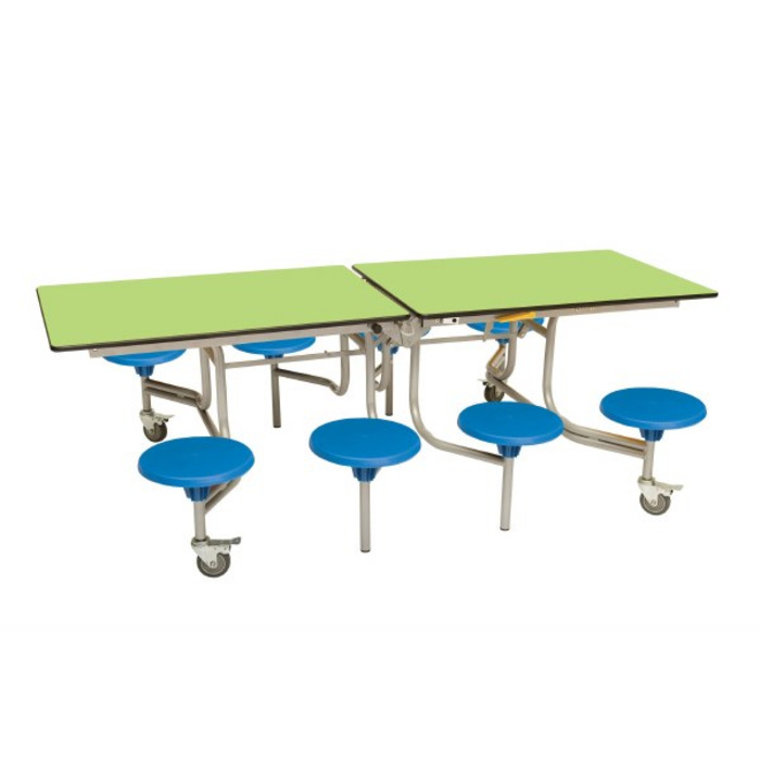8 Seat Rectangular Mobile Folding Table