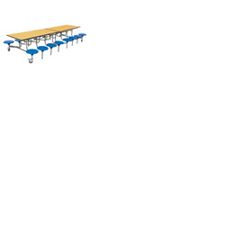 16 Seat Rectangular Mobile Folding Tables
