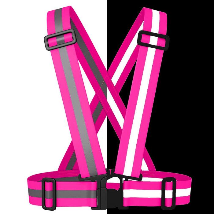 High Visibility Reflective Vest, Sash, for Running & Cycling