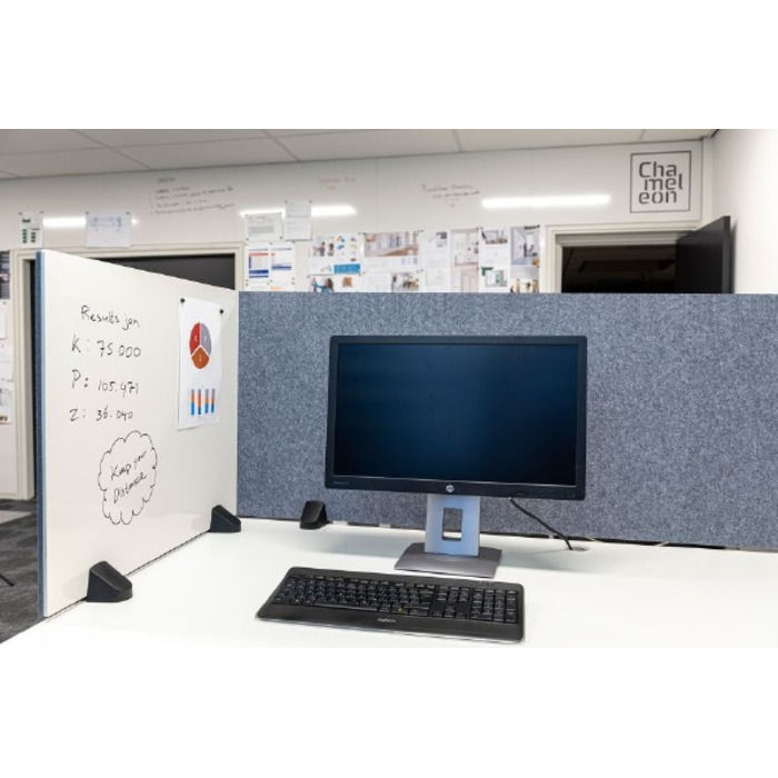 Whiteboard/Pinboard Desk Divider Screens