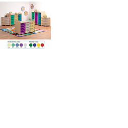 Triple Column Tray Storage Units