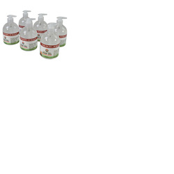 Hand Sanitiser 500ml Pack of 6 with Pump Top