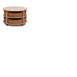 Double Tier Mobile Circular Storage Unit