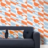 P. L. U. T. O. Wallpaper Tangerine Dream and Silver Mini Moderns AZDPT027TD