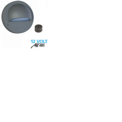 Anthracite Circular Styled LED Wall Light 12V