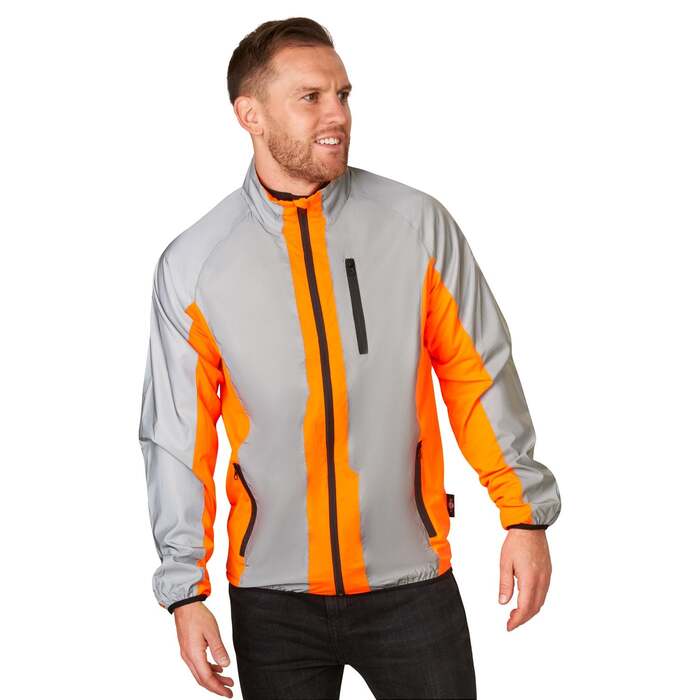 BTR High Visibility Reflective Cycling & Running Jacket. High Vis