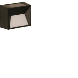 LED Wall Light Solar Powered - Downlight Style with Internal Control