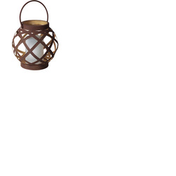 Solar LED Rattan Effect Table Light