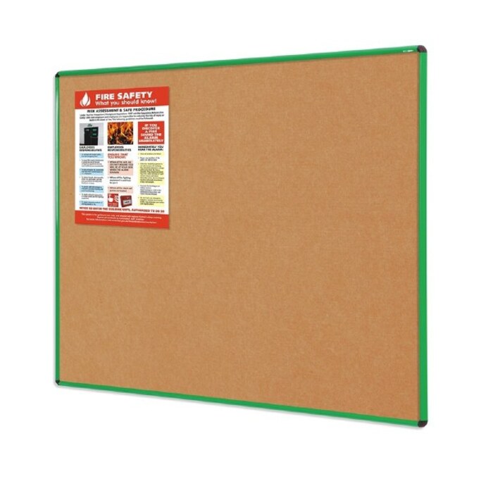Shield Resist-a-Flame Coloured Frame Eco-Colour Noticeboard