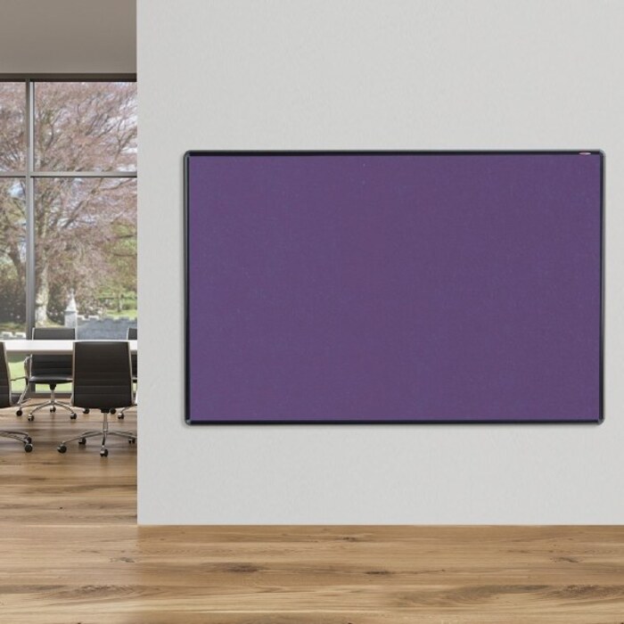 Shield Resist-a-Flame Coloured Frame Eco-Colour Noticeboard