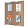 Nobo 1902574 Premium Plus Lockable Noticeboard