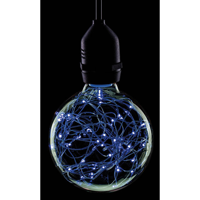 1. 7W LED G95 Polystar BC Lamp - Blue