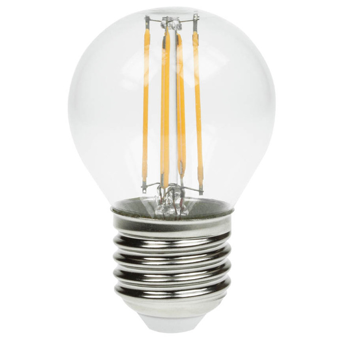 4W LED Filament Golf Ball Lamp 2700K - E27 Edison Screw