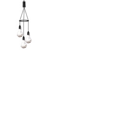 Battery Powered 3 Drop LED Pendant Multi Coloured