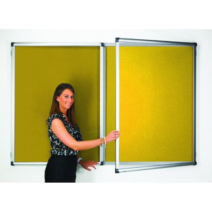 Eco-Sound Blazemaster Metropolitan Frame Tamperproof Noticeboard