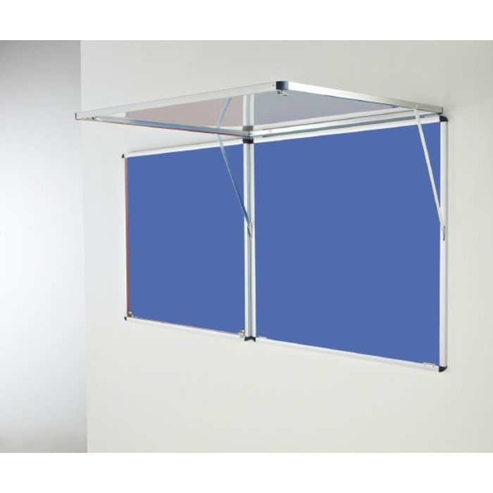 Eco-Sound Top-Hinged Corridor Tamperproof Blazemaster Noticeboard