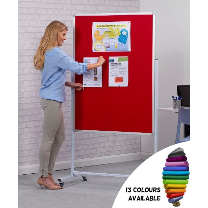 Mobile Double Sided Noticeboards