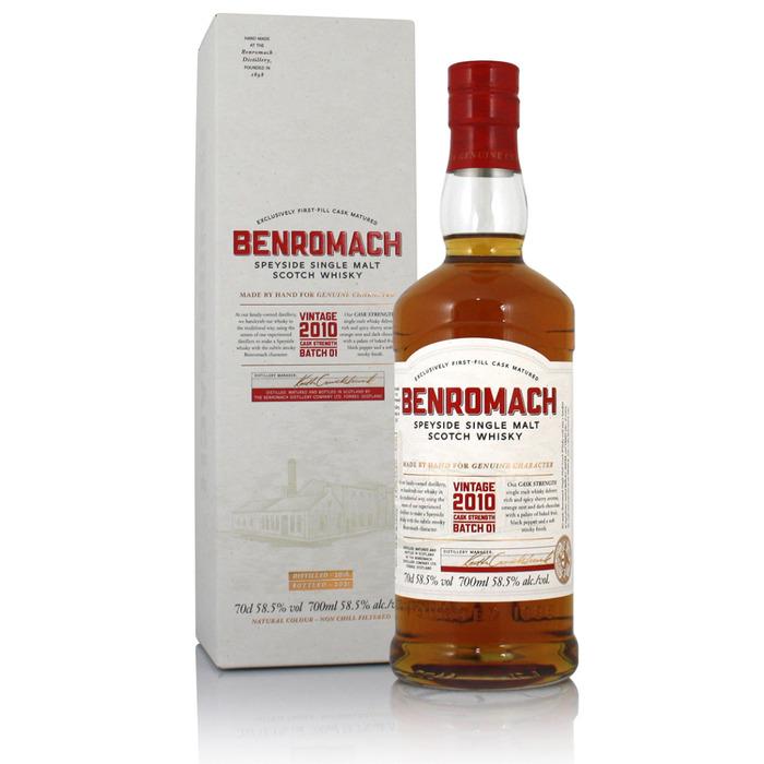 Benromach 2010 Batch #1 Cask Strength 58. 5%