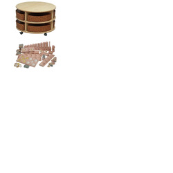 Double Tier Mobile Circular Storage Unit