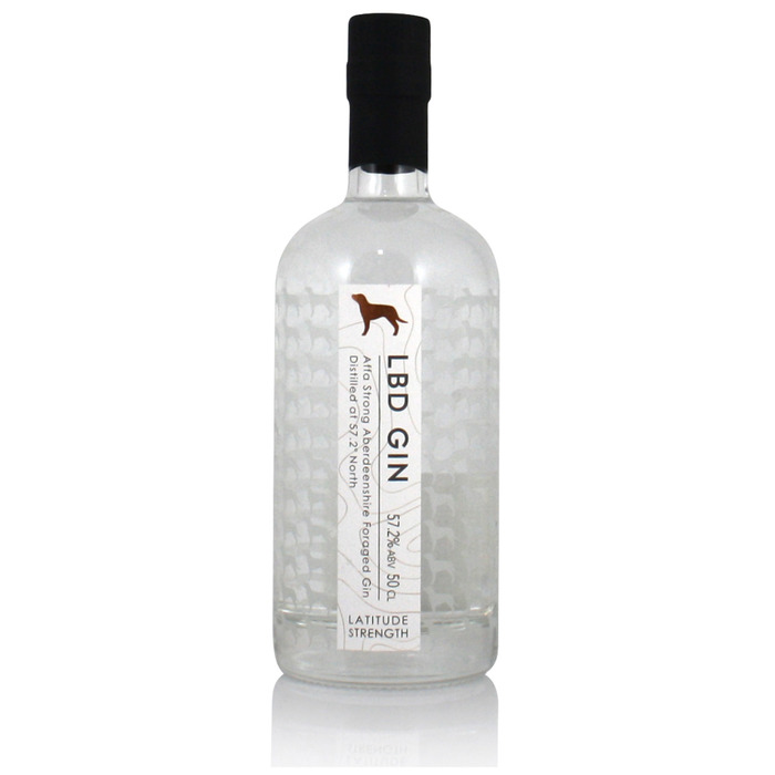 Affa Strong Gin Latitude Strength Little Brown Dog 57. 2%